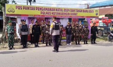 " KOLABORASI LINTAS SEKTOR DI PANGKALAN BANTENG :KAPOLSEK PIMPIN LANGSUNG APEL KESIAPAN OPERASI KETUPAT LILIN TELABANG TAHUN 2024 " 